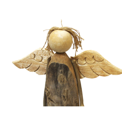 Anioł z surowego drewna duży 40cm